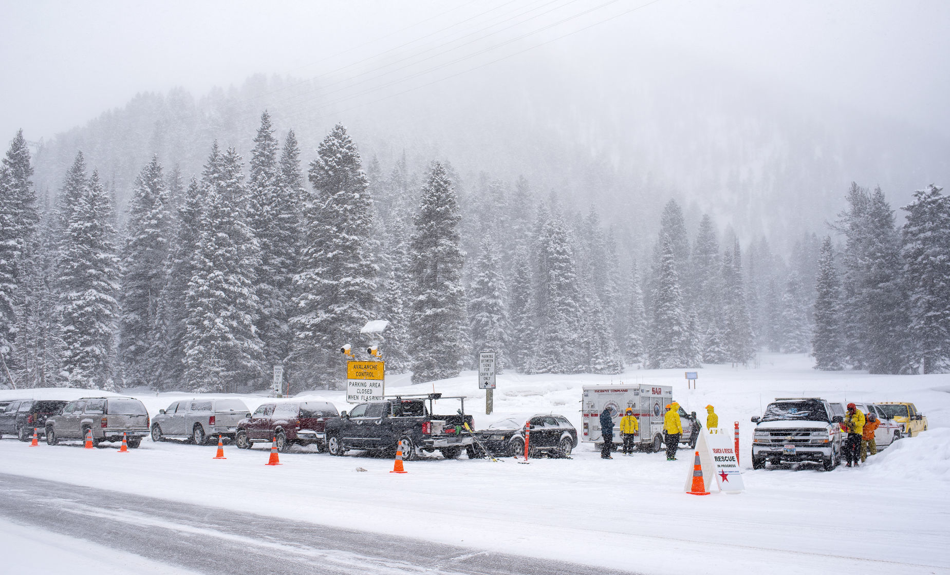 Happening Now: Search for avalanche victim on Taylor Mountain